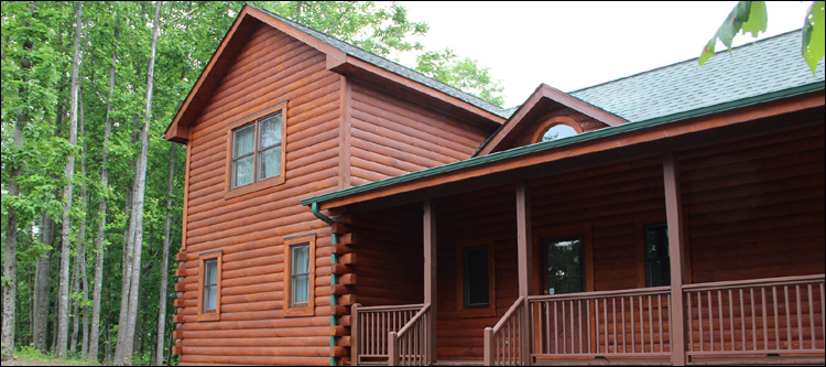 Log Home Staining in Coldwater, Ohio